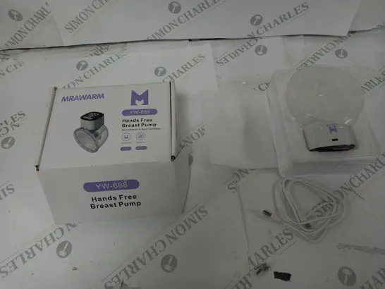 MRAWARM HANDS FREE BREAST PUMP 