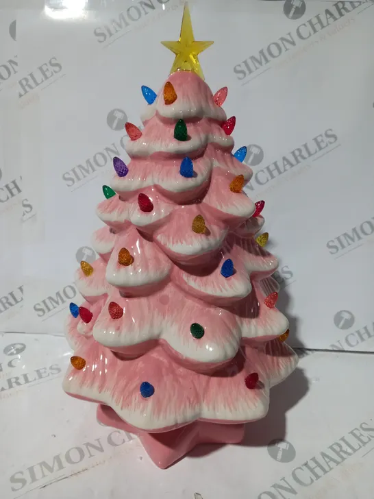 BOXED MR CHRISTMAS NOSTALGIC CHRISTMAS TREE DECOR IN PINK