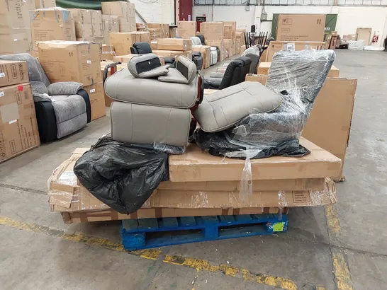 PALLET OF ASSORTED FURNITURE PARTS 