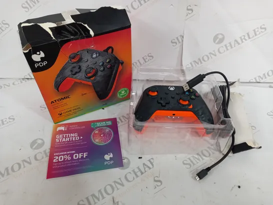 BOXED PDP ATOMIC CARBON XBOX CONTROLLER