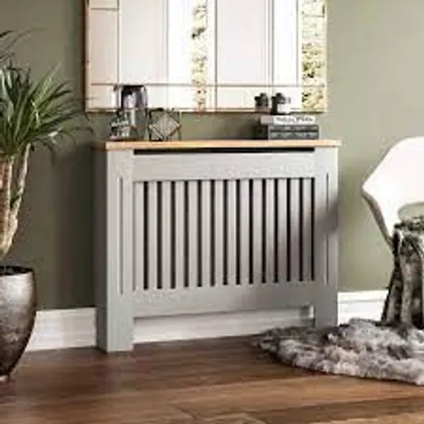 BOXED LASSIC ARLINGTON RADIATOR COVER - GREY/OAK (1 BOX)