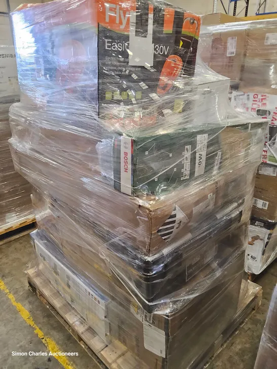 PALLET OF APPROXIMATELY 30 UNPROCESSED RAW RETURN HOUSEHOLD AND ELECTRICAL GOODS TO INCLUDE;