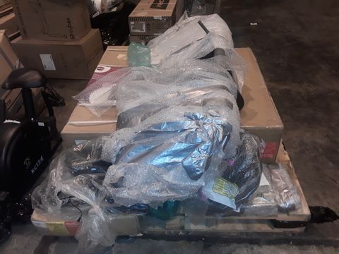 PALLET OF ASSORTED SPORTS EQUIPMENT PARTS
