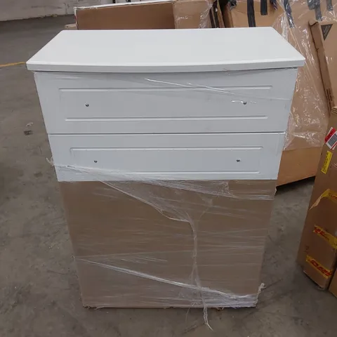 BOXED SAXENA 5-DRAWER CHEST OF DRAWERS - WHITE (1 BOX)