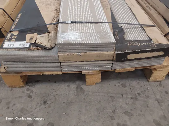 PALLET OF APPROXIMATELY 42 PEECAN GRIS TILES EACH 23.3 × 120cm TOTAL 17 sq m1