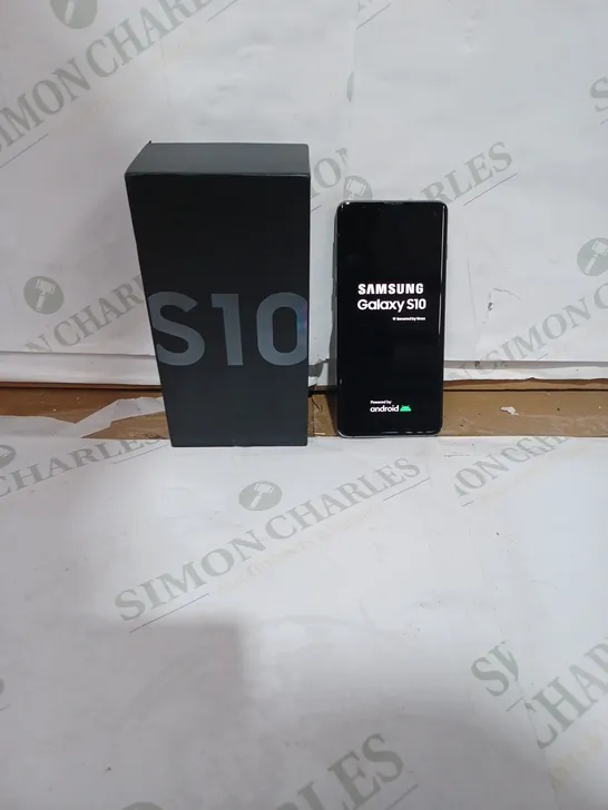 SAMSUNG GALAXY S10 128GB ANDROID SMART PHONE - PRISM BLACK 