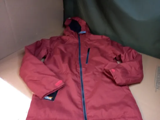 REGATTA HOODED RED JACKET - SIZE S