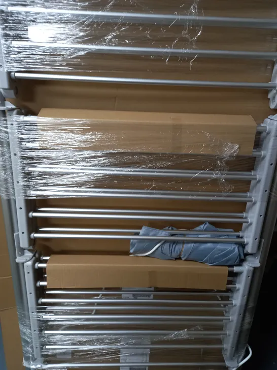 ORGANISED OPTIONS 3 TIER HEATED AIRER WITH 21M DRYING SPACE & COVER - COLLECTION ONLY