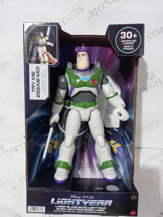 DISNEY PIXAR LIGHTYEAR - LASER BLADE BUZZ LIGHTYEAR FIGURE