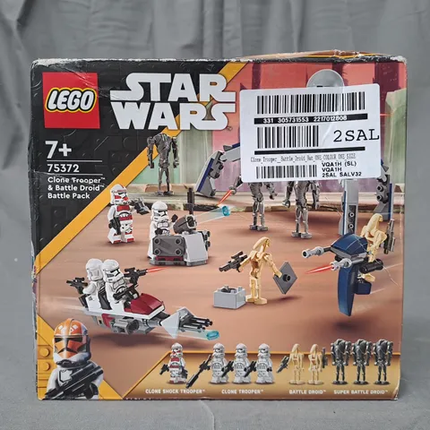 BOXED LEGO STAR WARS 75372 CLONE TROOPER & BATTLE DROID PACK