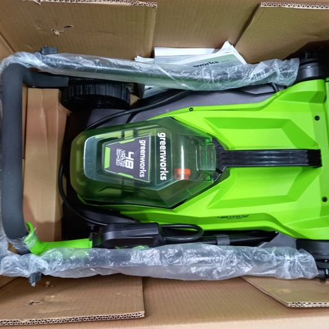 GREENWORKS 48V CORDLESS LAWNMOWER AND TRIMMER