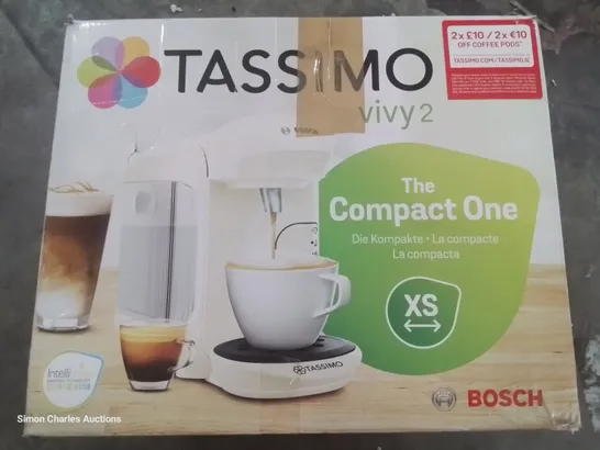 BOXED BOSCH TASSIMO VIVY2 POD COFFEE MACHINE