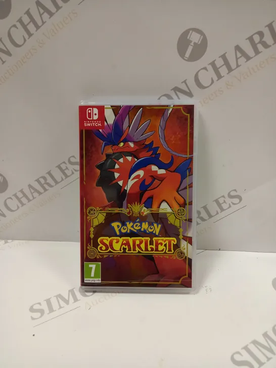 BOXED POKEMON SCARLET FOR THE NINTENDO SWITCH 