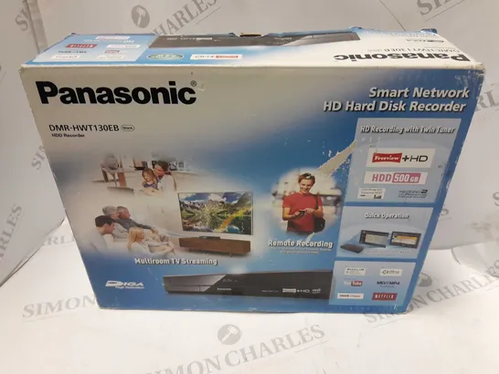 BOXED PANASONIC DMR-HWT130EB HDD RECORDER