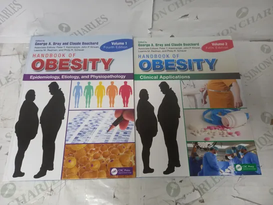 HANDBOOK OF OBESITY VOLUME 1 & 2 BY GEORGE A BRAY AND CLAUDE BOUCHARD