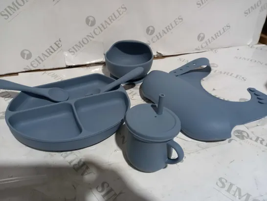 BABY RUBBER COOKWARE SET WITH RUBBER CUTLERY 