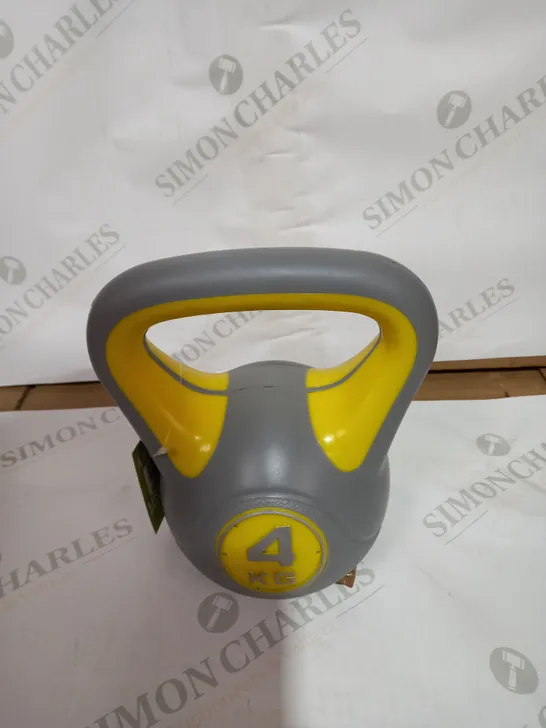 UF EQUIPMENT 4KG VINYL KETTLE BELL 