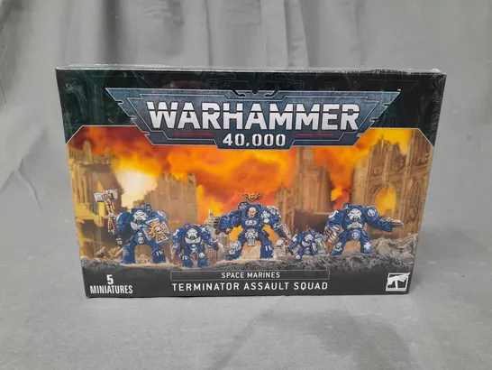 BOXED AND SEALED WARHAMMER 40,000 SPACE MARINES - TERMINATOR ASSAULT SQUAD