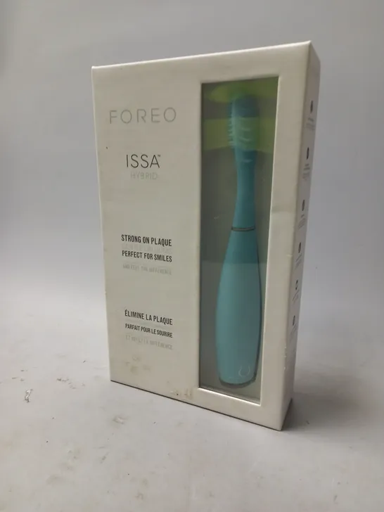 BOXED FOREO ISSA HYBRID SILICONE ELECTRIC TOOTHBRUSH IN MINT