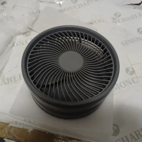 BELL & HOWELL RECHARGEABLE EXTENDABLE DESK & FLOOR FAN, GREY