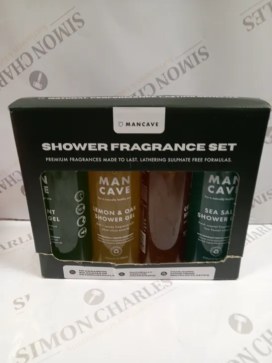 BOXED MANCAVE SHOWER FRAGRANCE SET 