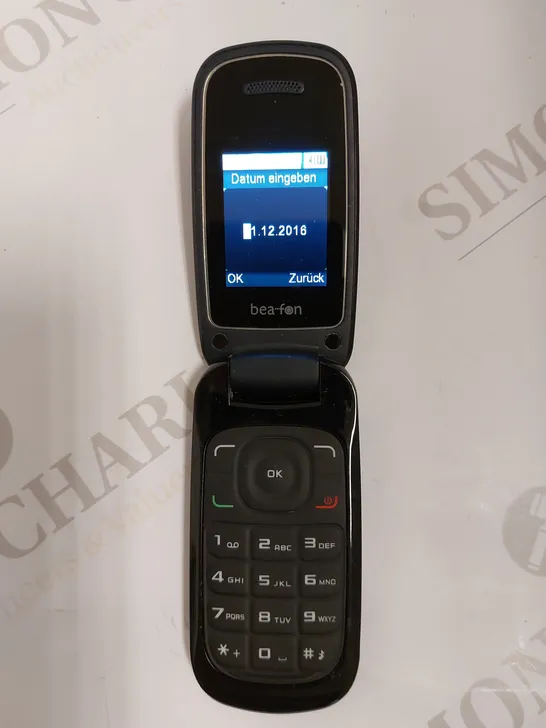 BEAFON C200 BLACK FLIP MOBILE PHONE	