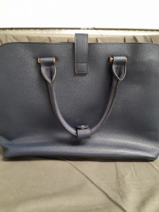 DUNE LONDON LARGE HANDBAG DARK BLUE