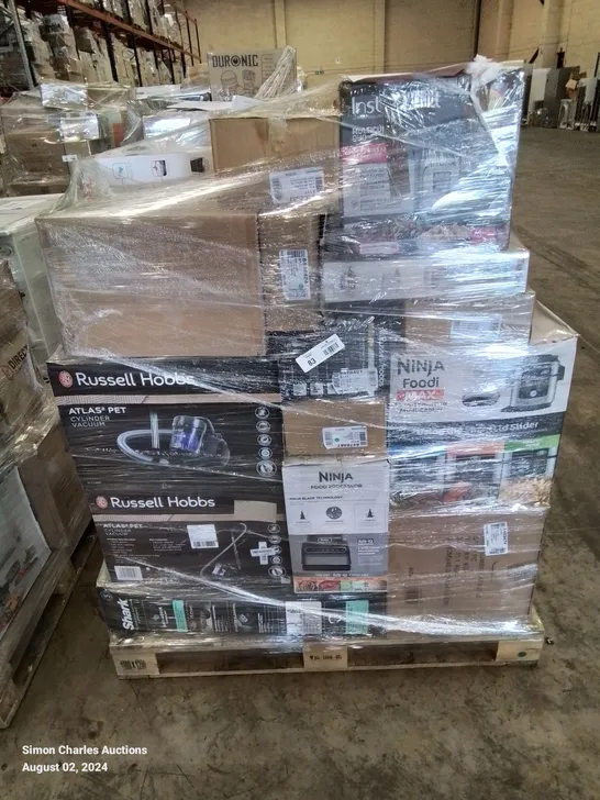 PALLET OF APPROXIMATELY 38 UNPROCESSED RAW RETURN HOUSEHOLD AND ELECTRICAL GOODS TO INCLUDE;