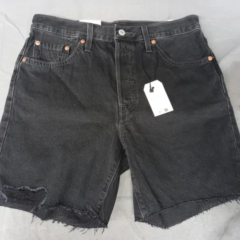 LEVI'S 501 SHORTS IN BLACK SIZE 29