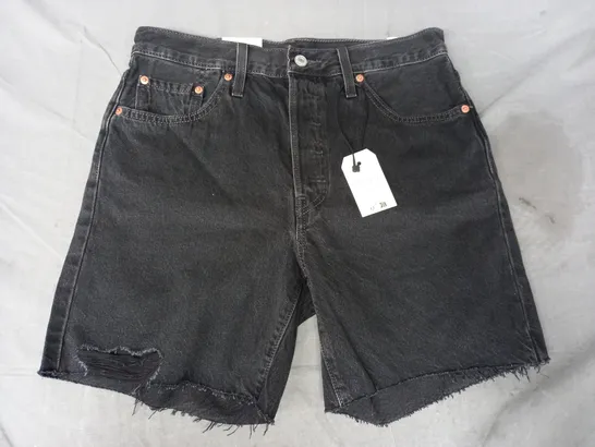 LEVI'S 501 SHORTS IN BLACK SIZE 29