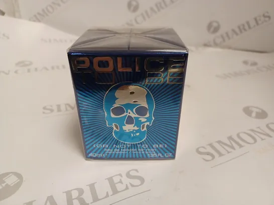 BOXED AND SEALED POLICE TO BE EAU DE TOILETTE 40 ML