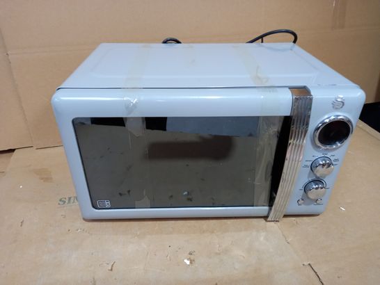 SWAN RETRO 800W GREY MICROWAVE 