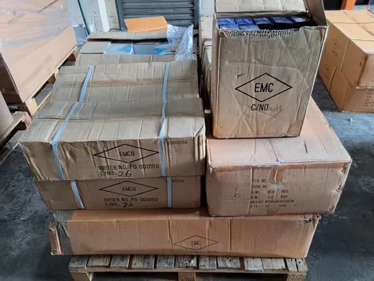 PALLET CONTAINING 12 MULTIPACK BOXES OF EMCOLIGHT LIGHTING ITEMS TO INCLUDE DOWNLIGHT, SPOT LIGHT AND FRAMES