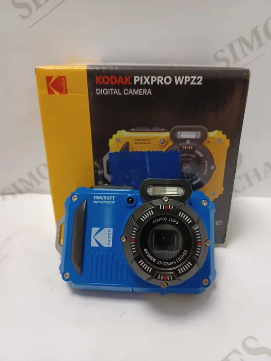 KODAK PIXPRO WPZ2 16MP 4X ZOOM TOUGH COMPACT CAMERA