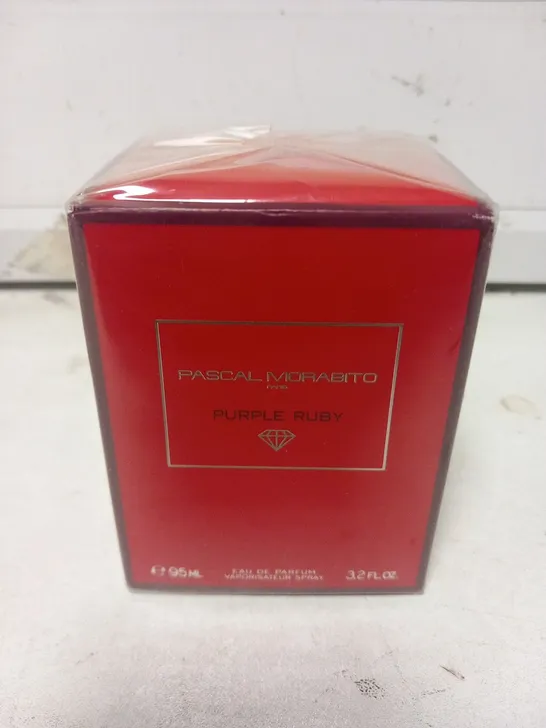 BOXED AND SEALED PASCAL MORABITO PARIS PURPLE RUBY EAU DE PARFUM 95ML