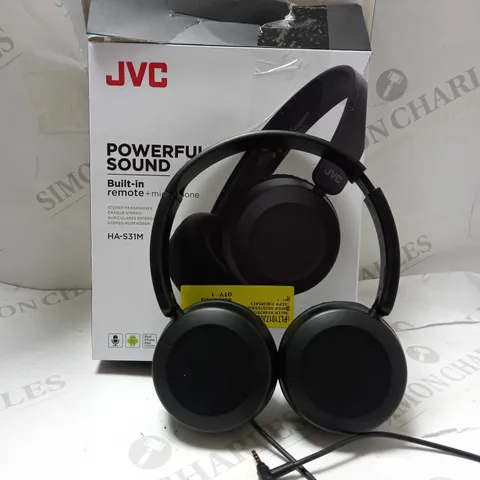 JVC POWERFUL SOUND STERO HEADPHONES 
