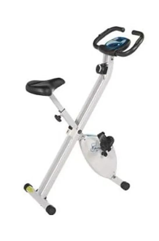 DAVINA FITNESS FOLDING MAGNETIC EXERCISE BIKE - CORAL - COLLECTION ONLY