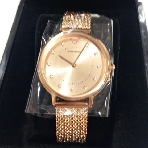 BOXED EMPORIO ARMANI WRIST WATCH