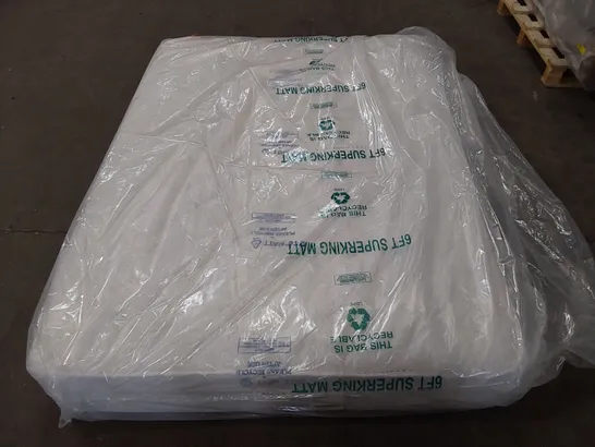 QUALITY BAGGED MEMORY WOOL POCKET SPRUNG HYBRID 2000 FIRM 4'6" DOUBLE MATTRESS 