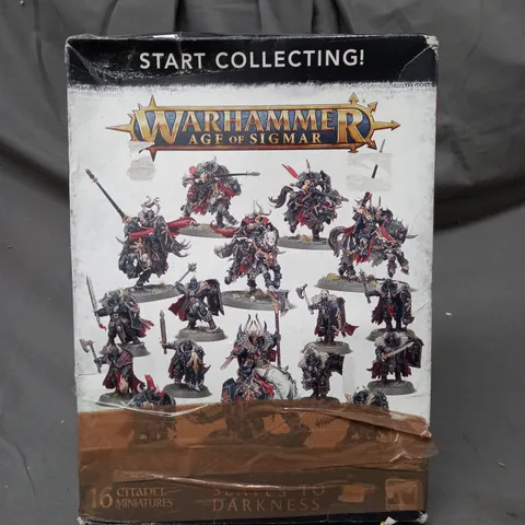 BOXED WARHAMMER AGE OF SIGMAR SLAVES TO DARKNESS (16 CITADEL MINIATURES)