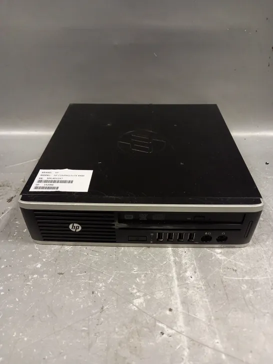 HP COMPAQ ELITE 8300 COMPUTER IN BLACK