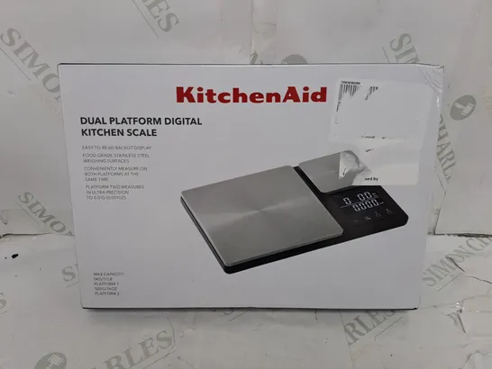 BOXED KITCHENAID DUAL PLATFORM SCALE