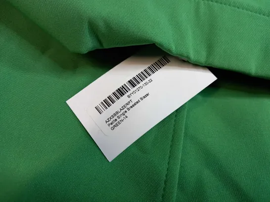 WALLIS GARDEN GREEN SINGLE BREASTED BLAZER - SIZE 14