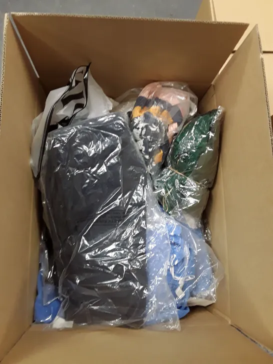 LARGE BOX OF ASSORTED CLOTHING TO INCLUDE ZARA, SPINDLE AND WALLIS