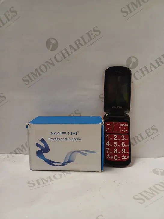 VAJITA BIG BUTTON MOBILE PHONE IN RED 