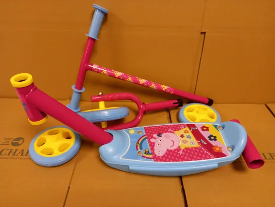 PEPPA PIG 'SWITCH IT' MULTI CHARACTER TRI SCOOTER RRP £24.99