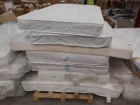 APPROX 7 X ASSORTED MATTRESSES. SIZES, BRANDS AND CONDITIONS VARY