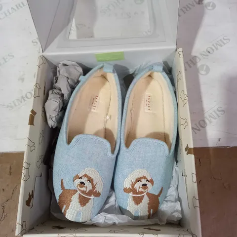 RADLEYS SIZE 8PALE BLUE SLIPPERS