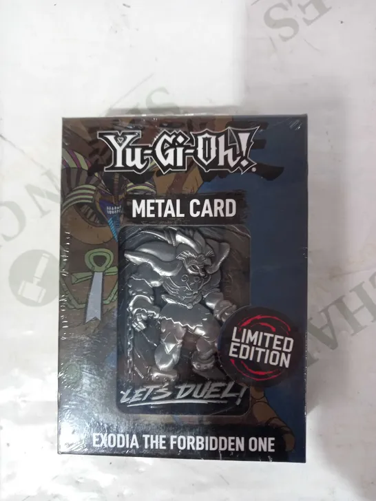 YU-GI-OH LIMITED EDITION EXODIA THE FORBIDDEN ONE METAL CARD