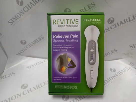 BOXED REVITIVE ULTRASOUNBD THERAPY DEVICE